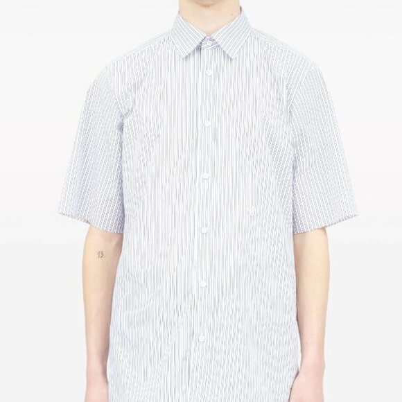 BNWT SS24 MAISON MARGIELA C STRIPED SHIRT 42 - Picture 1 of 13